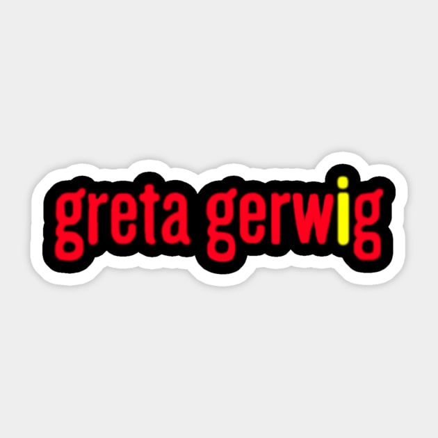 Greta Gerwig / Mistress America Sticker by lordbaelish643